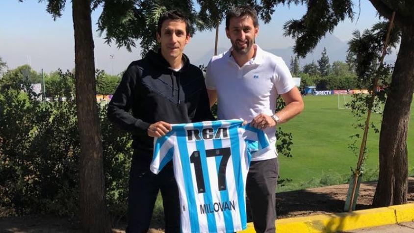 Racing entrena en San Carlos y homenajea a Mirosevic antes de enfrentar a la U