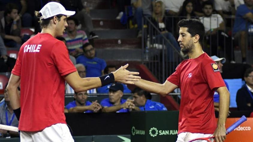 Jarry y Podlipnik vencen a dupla argentina y Chile toma ventaja en Copa Davis