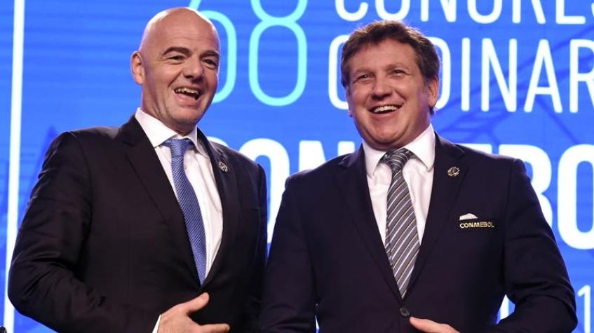 Conmebol respalda candidatura de EE.UU., México y Canadá para el Mundial 2026