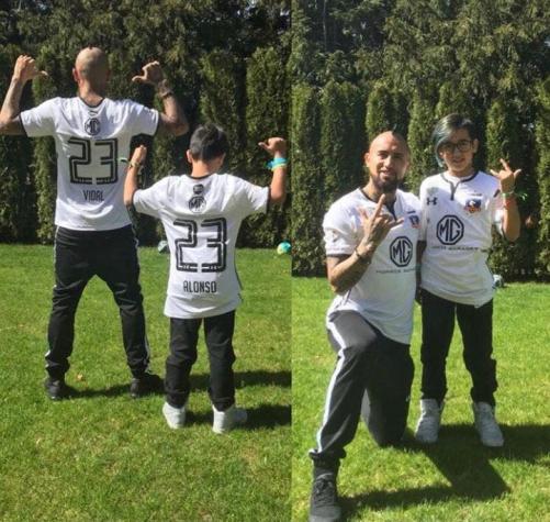 La divertida celebración de Arturo Vidal tras el triunfo de Colo Colo sobre la "U"