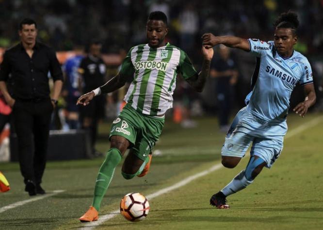 Atlético Nacional goleó a Bolívar y le dio un respiro a Colo Colo