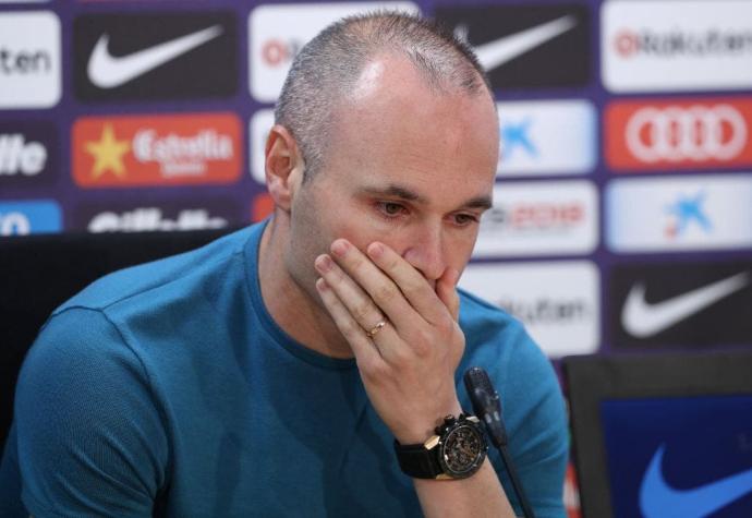 La inoportuna imagen con que un equipo español quiso homenajear a Andrés Iniesta
