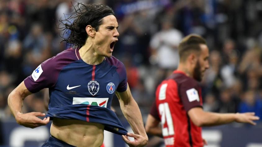 PSG logra el “triplete” francés gracias a los sudamericanos y con Neymar en la grada