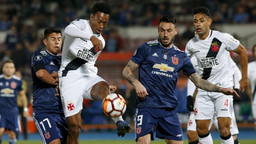 [VIDEO] Los goles que eliminaron a la U ante Vasco da Gama en Copa Libertadores