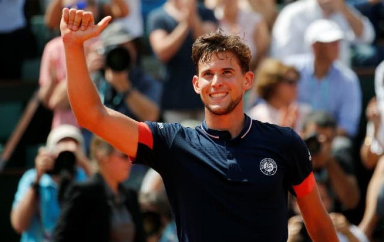 Thiem clasifica a su primera final de Roland Garros tras eliminar a Cecchinato