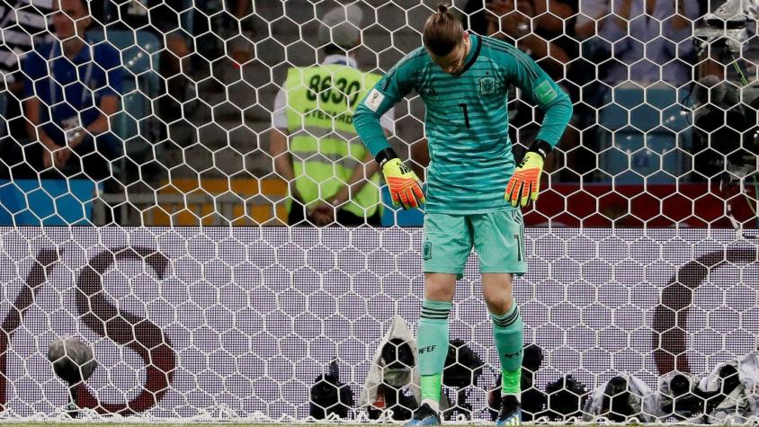 [VIDEO] El mea culpa del portero español David De Gea tras su error ante Portugal