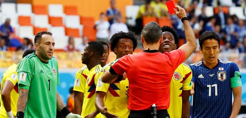 [VIDEO] Colombia sufre con tempranera expulsión y cae ante Japón en su debut en Rusia 2018