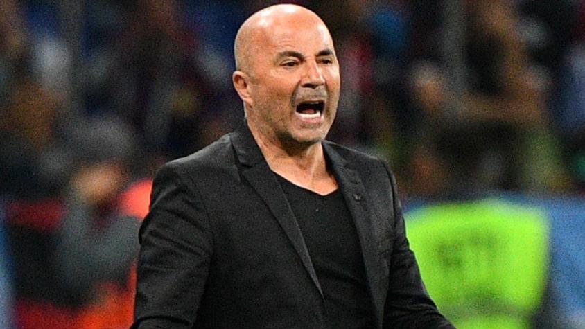 [VIDEO] La tensa reacción de Jorge Sampaoli luego del gol croata