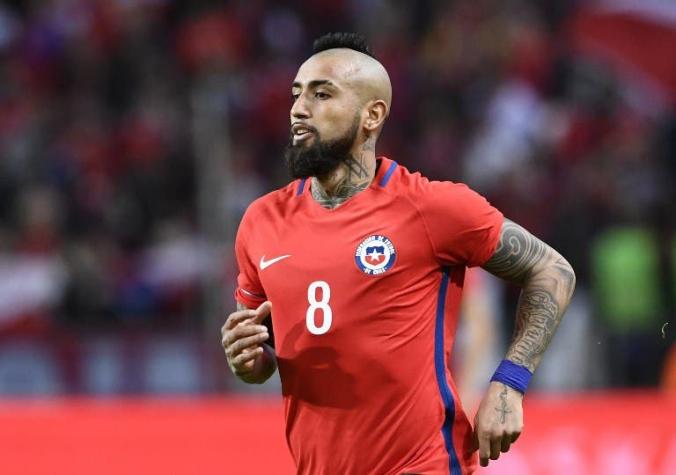 El mensaje con que Arturo Vidal mostró su apoyo a la Selección de Colombia
