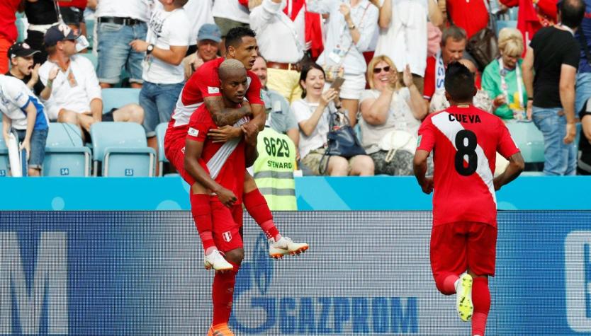 [VIDEO] André Carrillo anotó el primer gol de Perú en el Mundial de Rusia 2018