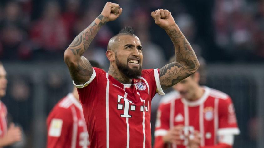 [FOTO] Lo vio por TV: Arturo Vidal felicita a Argentina tras su clasificación a octavos