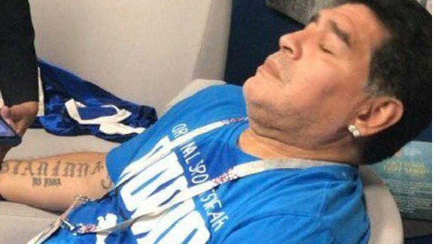 [FOTO] La declaración de Diego Maradona tras su comportamiento en el partido de Argentina
