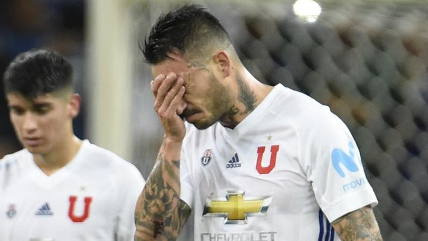 [VIDEO] Así fue la despedida entre Mauricio Pinilla y el DT de Universidad de Chile