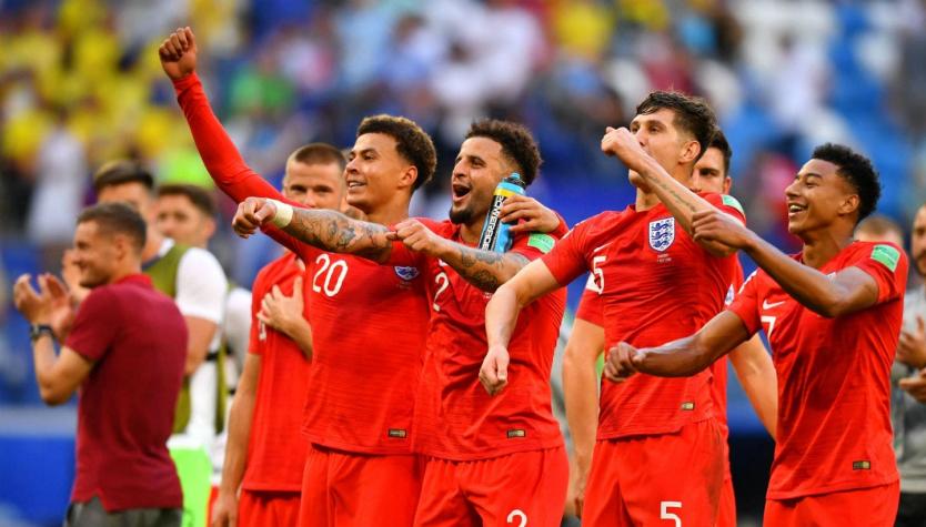 [VIDEO] Así se celebró en la Fórmula 1 el triunfo de Inglaterra sobre Suecia