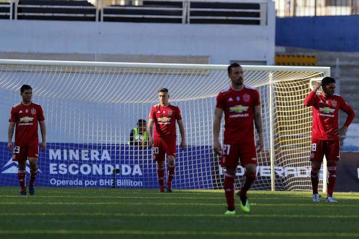 La "U" cae por goleada frente a Antofagasta y extiende su mal momento