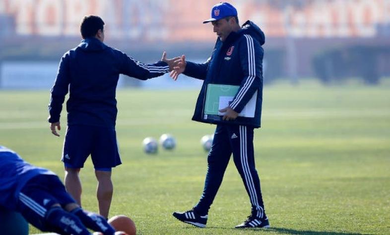 [VIDEO] ¿Qué pasará con Pinilla? Universidad de Chile entrena en el CDA sin el delantero
