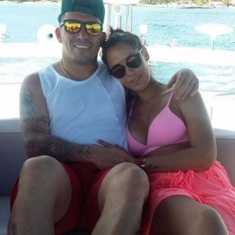 [FOTO] Gary Medel ya recibió su romántico primer saludo de cumpleaños