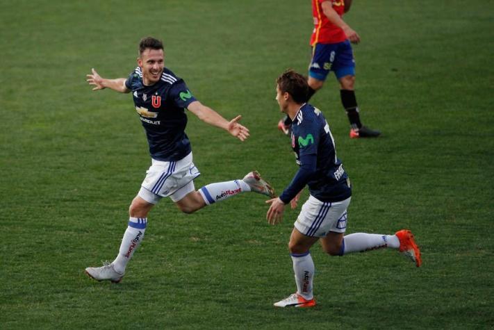 La "U" se recupera y golea a Unión Española en un gran "re debut" de Ángelo Henríquez