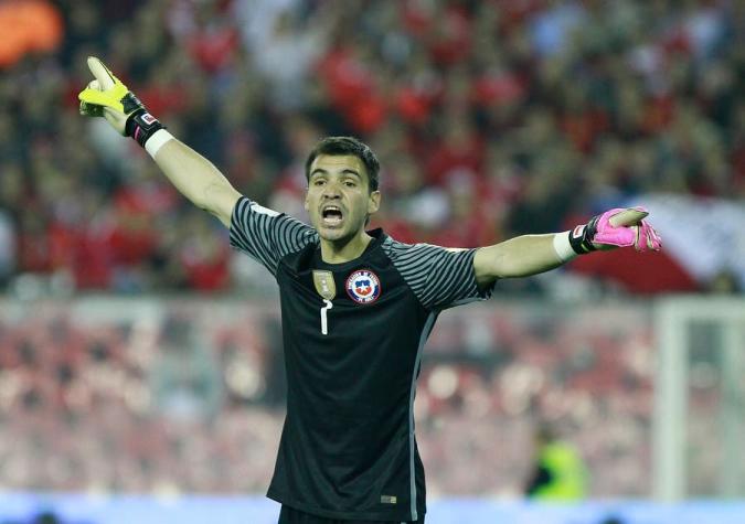 [FOTO] Cristopher Toselli se cuadró con la Selección Chilena