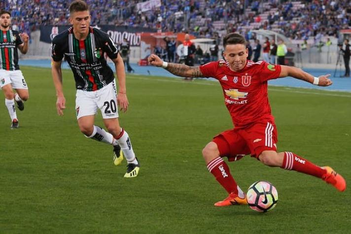 [VIDEO] Goles Copa Chile: La "U" empata por la mínima frente a Palestino en semifinales