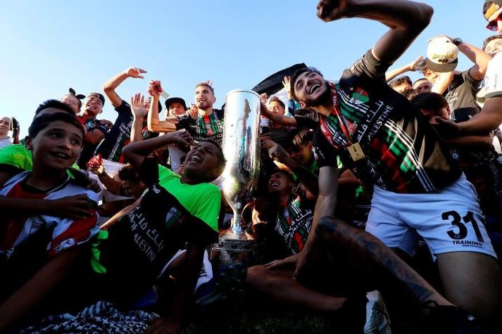 Los mensajes de la comunidad palestina a Palestino tras consagrarse campeón de la Copa Chile