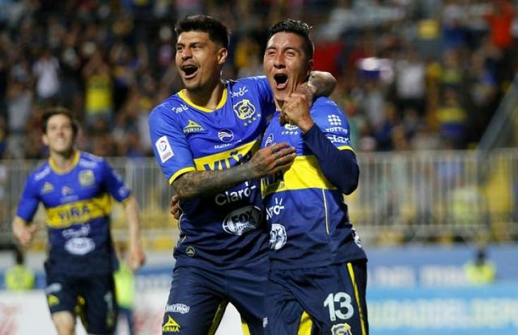 Everton de Viña del Mar golea a Palestino y se salva del descenso