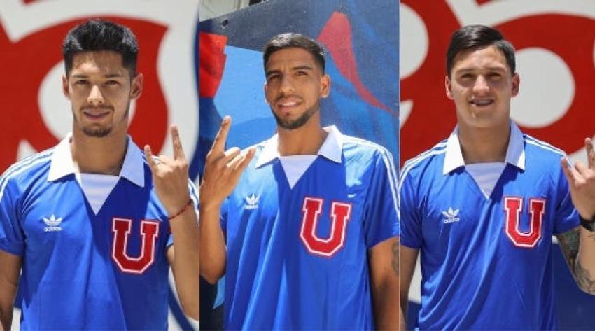 [VIDEO] Universidad de Chile presenta a sus tres nuevos refuerzos