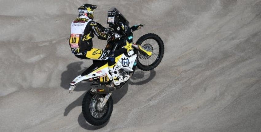 [VIDEO] Pablo Quintanilla termina segundo la primera etapa de motos del Dakar 2019