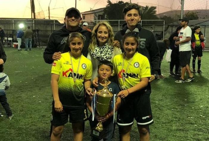 [VIDEO] Los herederas del "Planeta Gol": Hijas de "Chupete" Suazo se lucen en la cancha