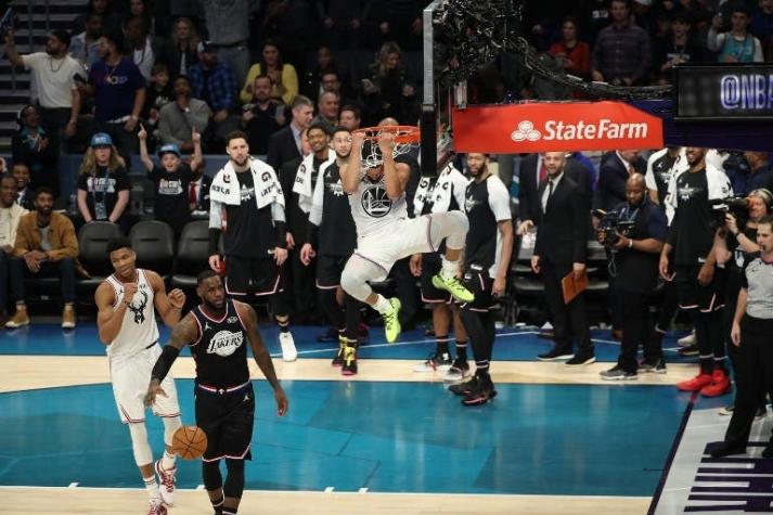 [VIDEO] La sensacional jugada en el All Stars de la NBA que hasta los rivales aplaudieron