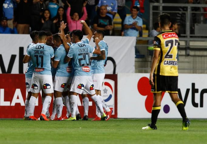 "Ribery" Muñoz anota un golazo de mitad de cancha y O'higgins vence a Coquimbo Unido