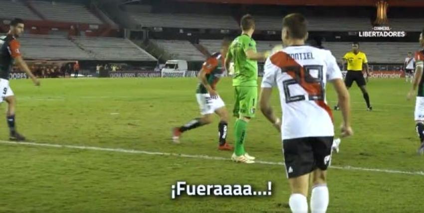 [VIDEO] Un partido con subtítulos: Los diálogos más particulares del River-Palestino sin público