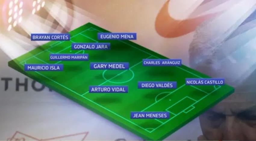 [VIDEO] La alineación que prepara La Roja para enfrentar a Estados Unidos