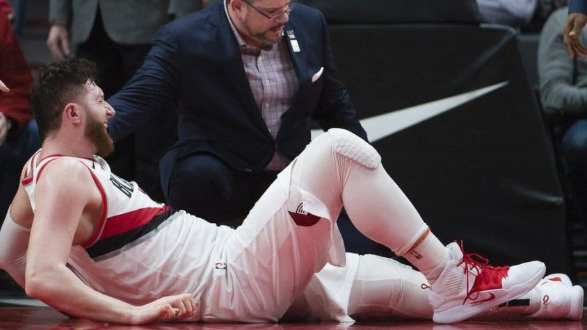 La escalofriante lesión del jugador Jusuf Nurkic que conmocionó a la NBA