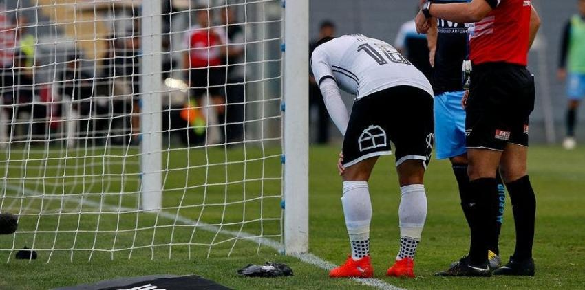 [FOTOS] Paloma recibe fatal pelotazo en partido de Colo Colo ante Iquique