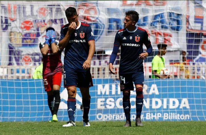 Universidad de Chile cae ante Antofagasta y se instala en zona de descenso