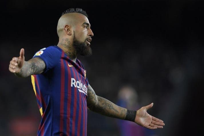 Arturo Vidal será titular en el partido entre el Barcelona y la Real Sociedad