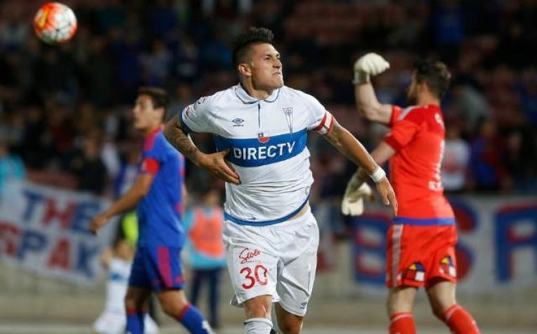 [VIDEO] "Un minuto de silencio...": El efusivo festejo de Nicolás Castillo en Clásico Universitario