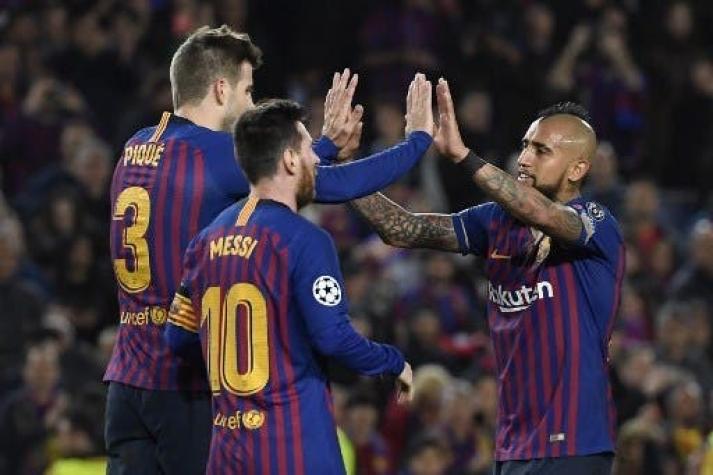 Con Vidal todo el partido Barcelona golea al Liverpool y pone un pie en la final de la Champions
