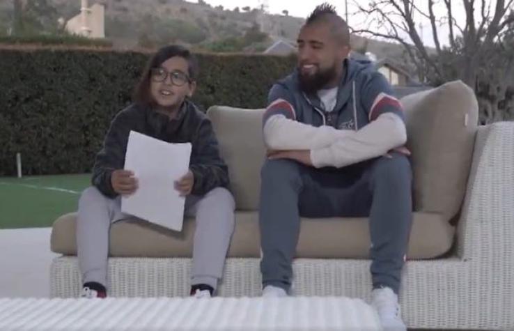 [VIDEO] ¿Hasta qué edad pretende jugar? La confesión de Arturo Vidal a su hijo "Monito"