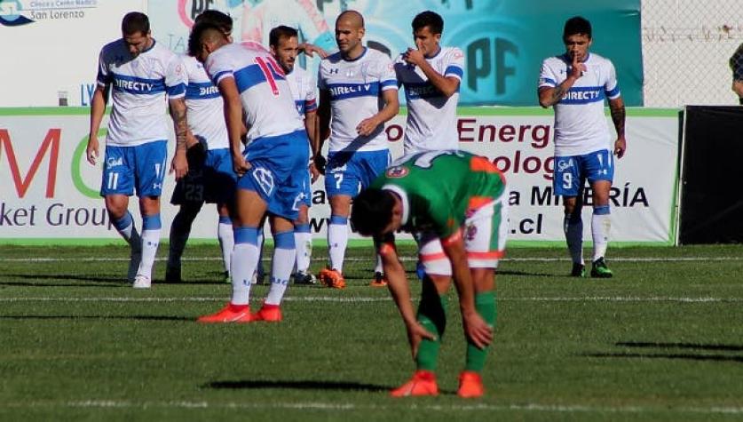 [VIDEO] ¿Para quién era el gesto de Edson Puch pidiendo silencio tras anotar en triunfo de la UC?