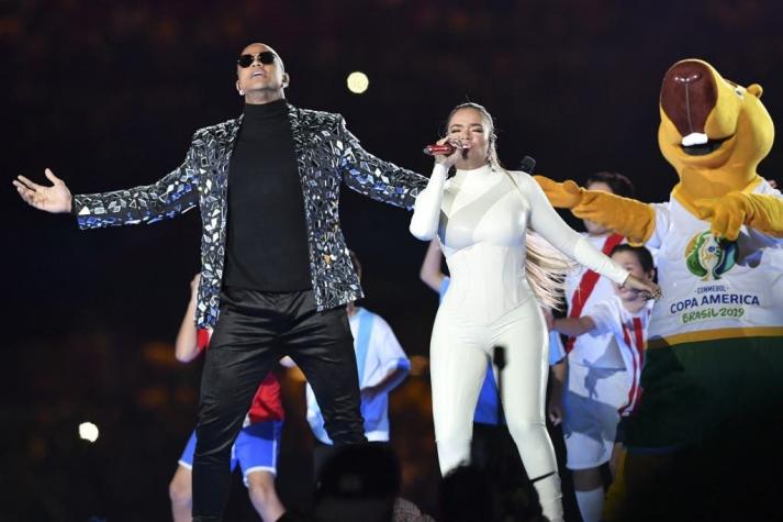 [VIDEO] Así fue la presentación de Karol G junto a Léo Santana en la inauguración de la Copa América
