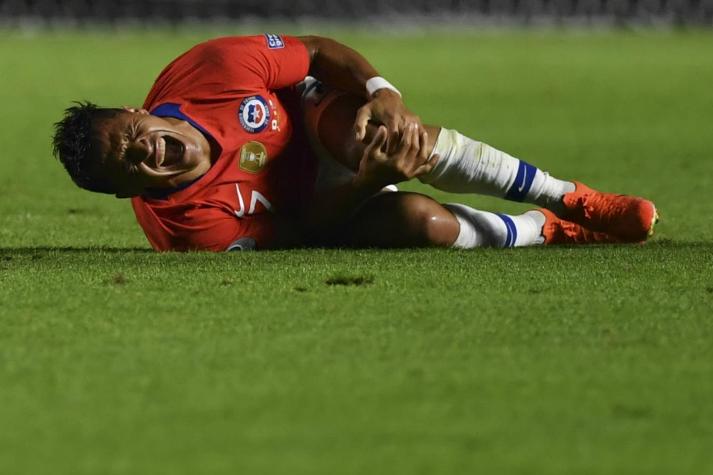 [VIDEO] Alexis instaló la preocupación en La Roja tras esta jugada ante Japón en Copa América