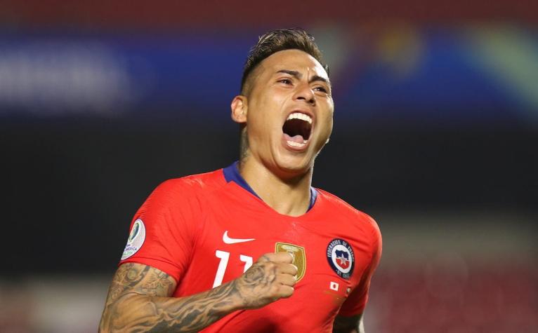 [FOTO] La emotiva postal de Eduardo Vargas y Reinaldo Rueda en Copa América