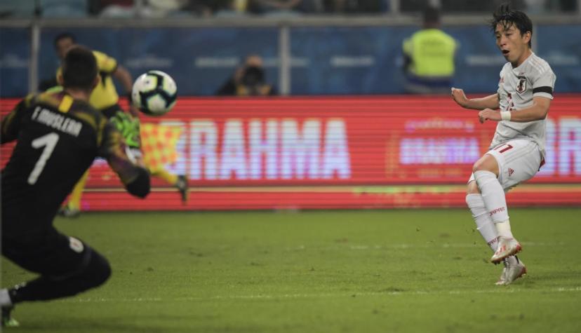[VIDEO] Koji Miyoshi da el primer golpe para Japón ante Uruguay en Copa América