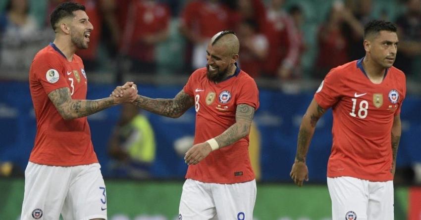 Los jugadores de Chile que arriesgan perderse cuartos de Copa América por tarjetas amarillas