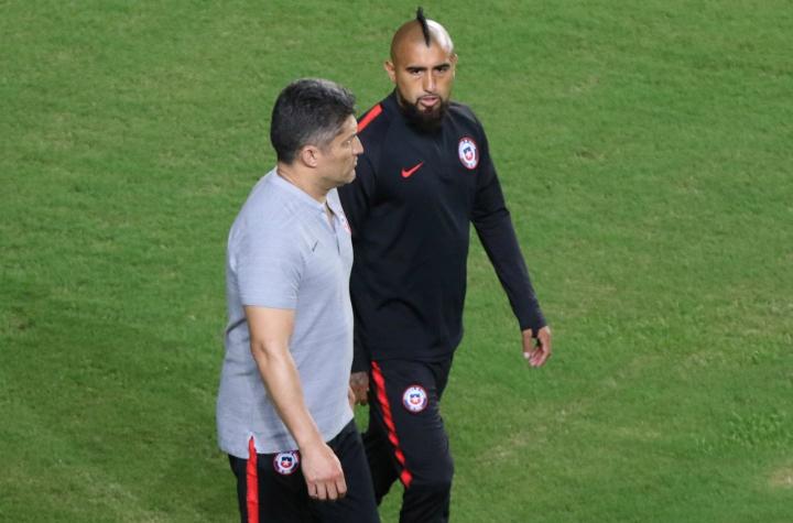 Arturo Vidal no entrena a un día del duelo ante Argentina por el tercer lugar de Copa América