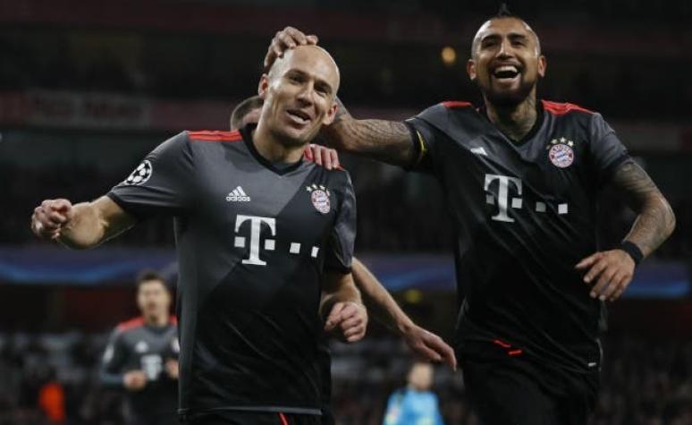 El mensaje de Arturo Vidal a su "hermano" Arjen Robben que deja el fútbol