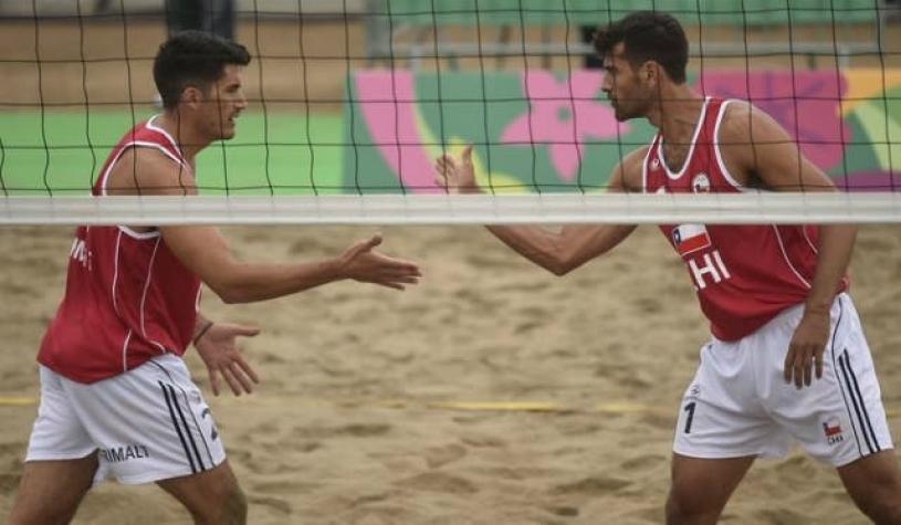 Primos Grimalt debutan con un triunfo sobre México en el vóleibol playa de Lima 2019