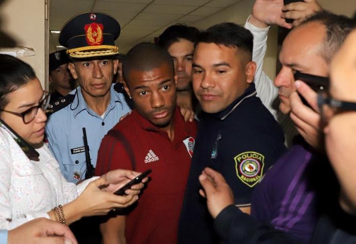 Jugador de River Plate es detenido en Paraguay a horas del partido por Copa Libertadores